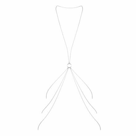 Цепочка для тела Bijoux Indiscrets Magnifique 8 Body Chain - Silver, украшение для тела - lovekeks.com.ua